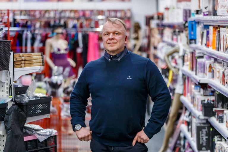 Mees nagu mägi: erootikakaubamaja Hot Lips omanik Timo Majuri. 