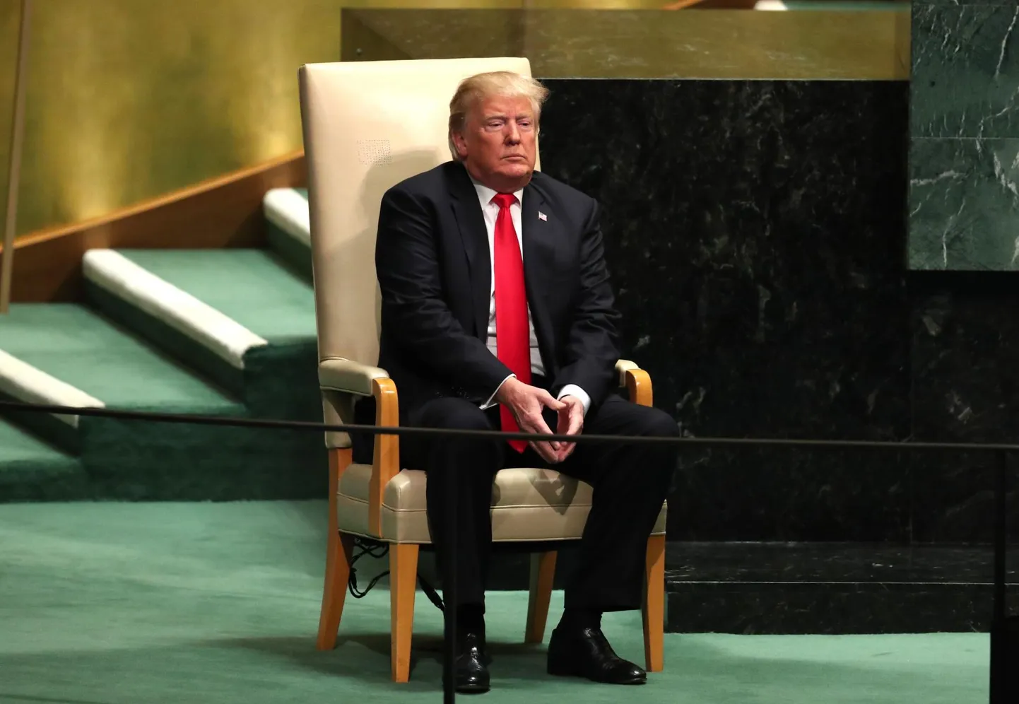 Дональд Трамп в ООН.