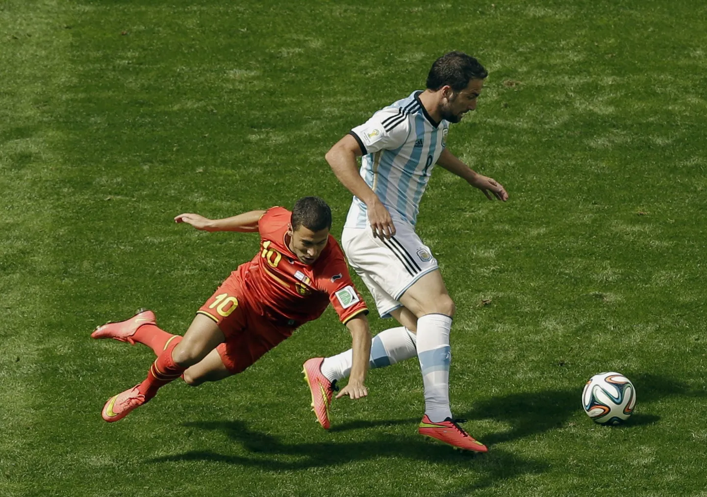 Argentina alistas jalgpalli MMi veerandfinaalis 1:0 Belgia.