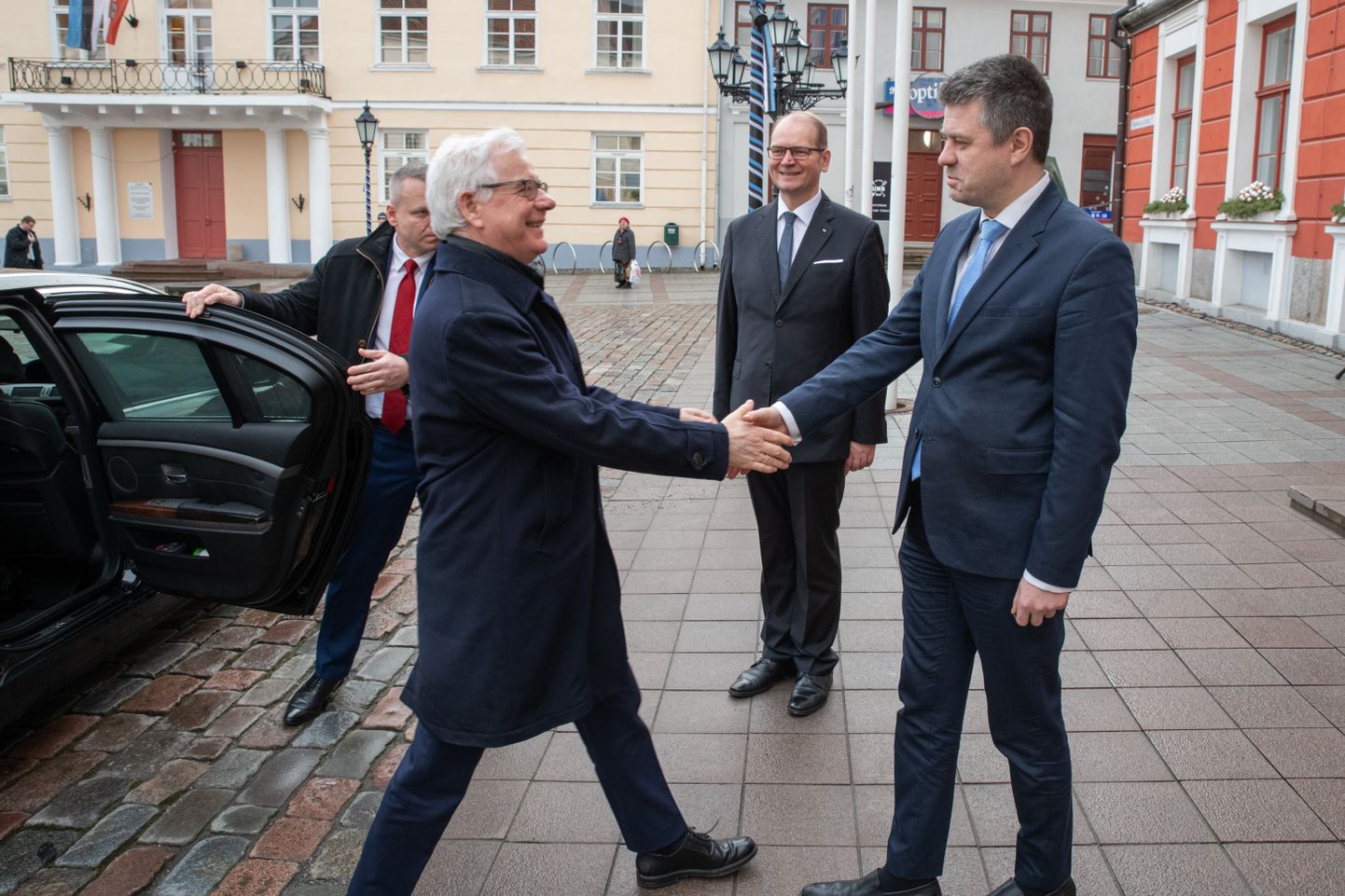 Eesti ja Poola välisministri kohtumine.