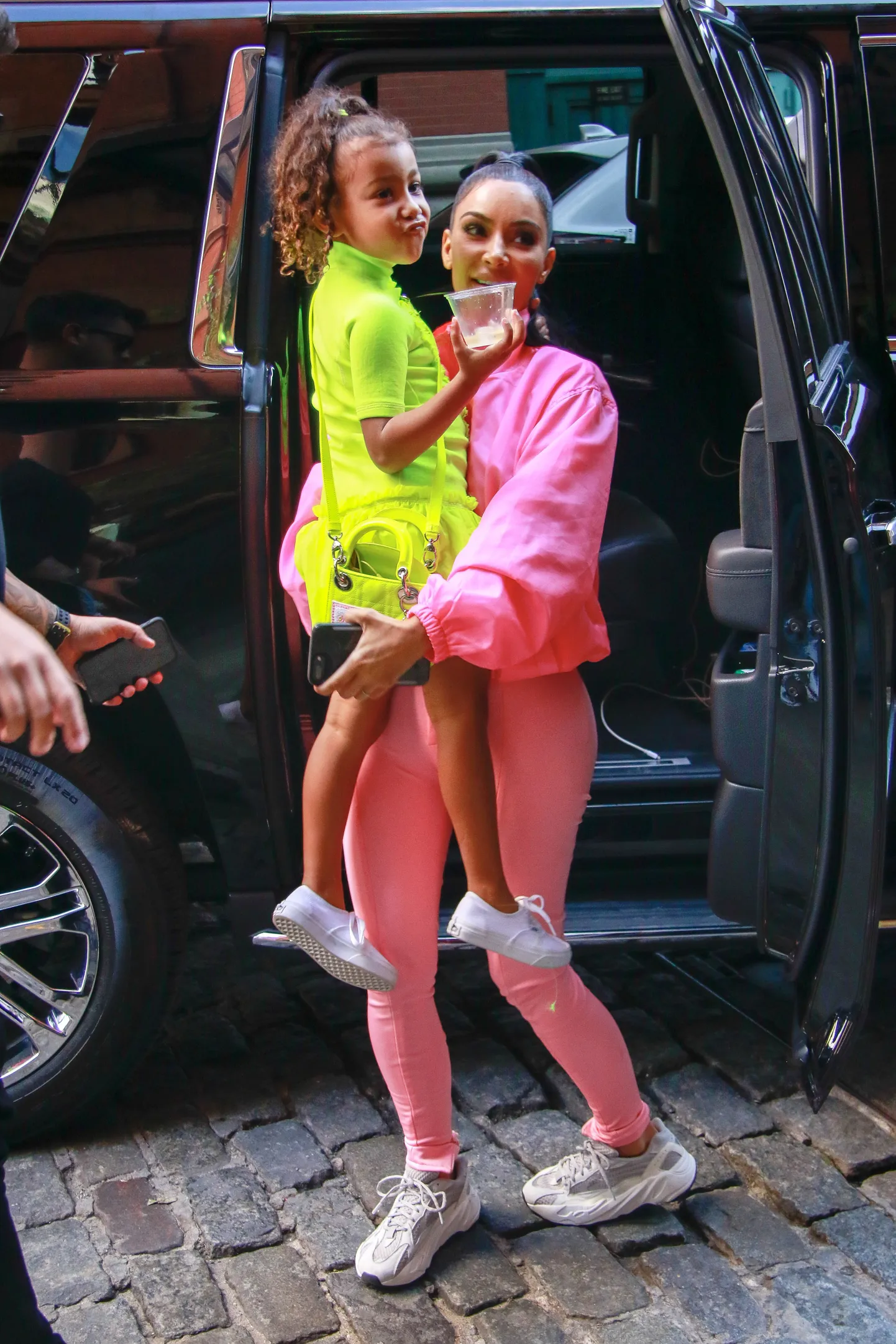Kim Kardashian ja tema esimene laps North West, 2018. aastal.