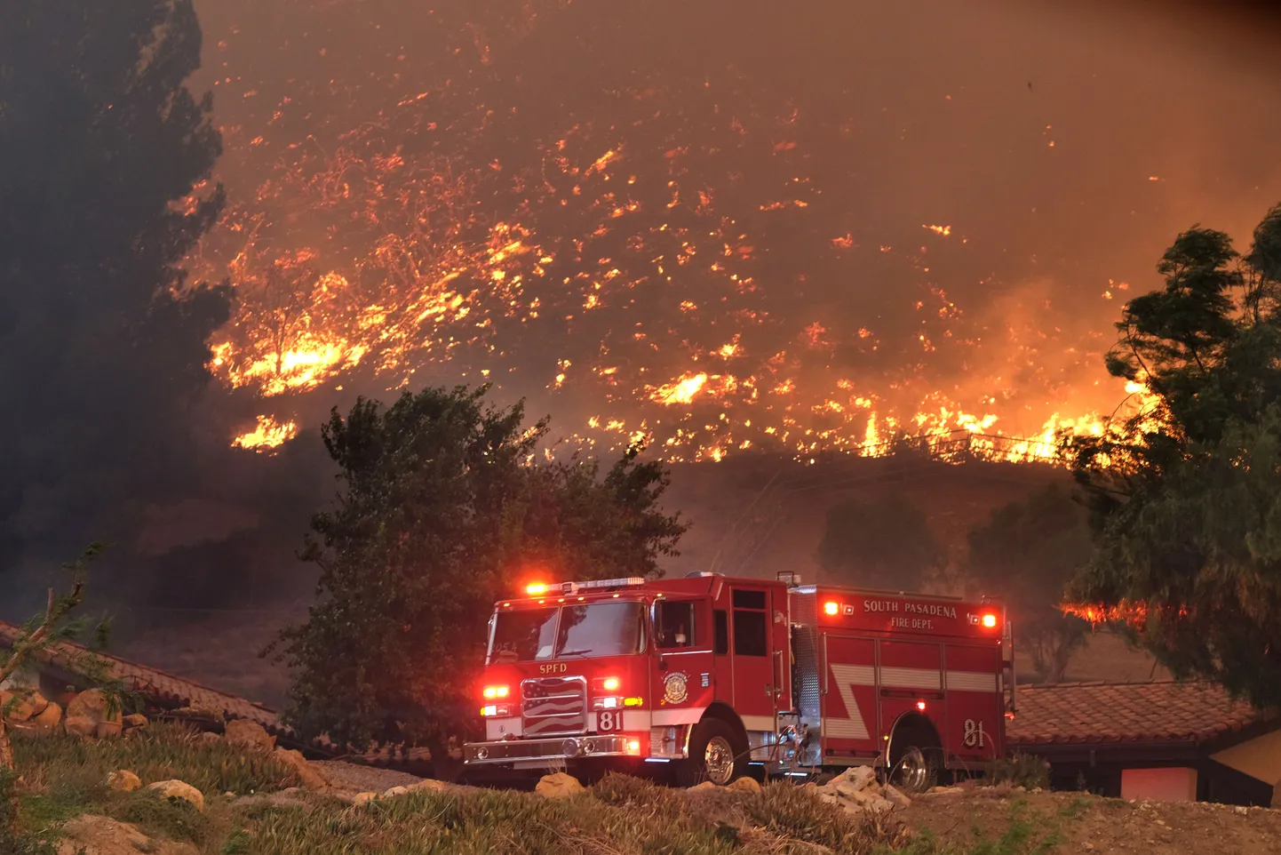 Пожар в Калифорнии.