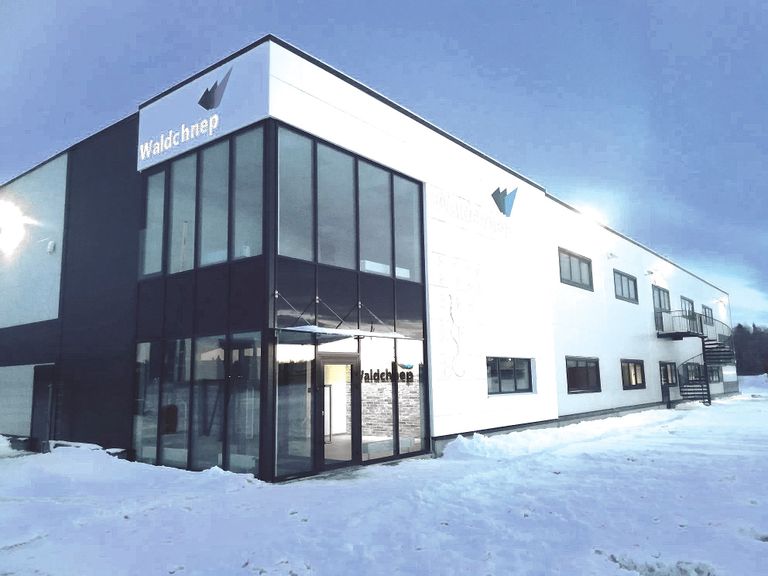Waldchnep OÜ büroo- ja tootmishoone Narva tööstuspargis.