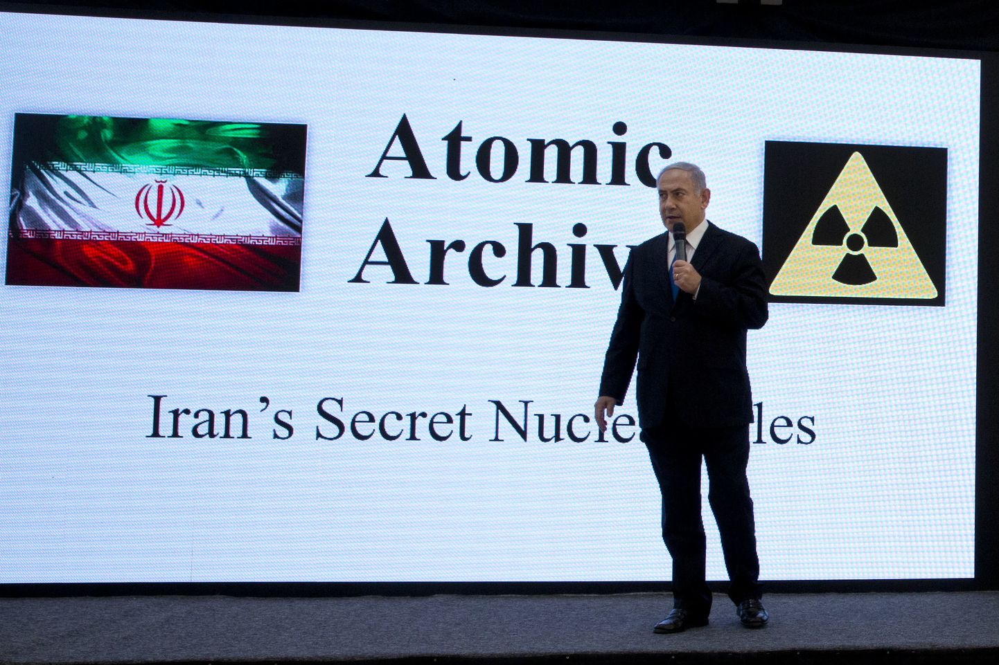 Iisraeli peaminister Benjamin Netanyahu esines avaldusega, milles süüdistas Iraani salajase tuumaprogrammi arendamises.