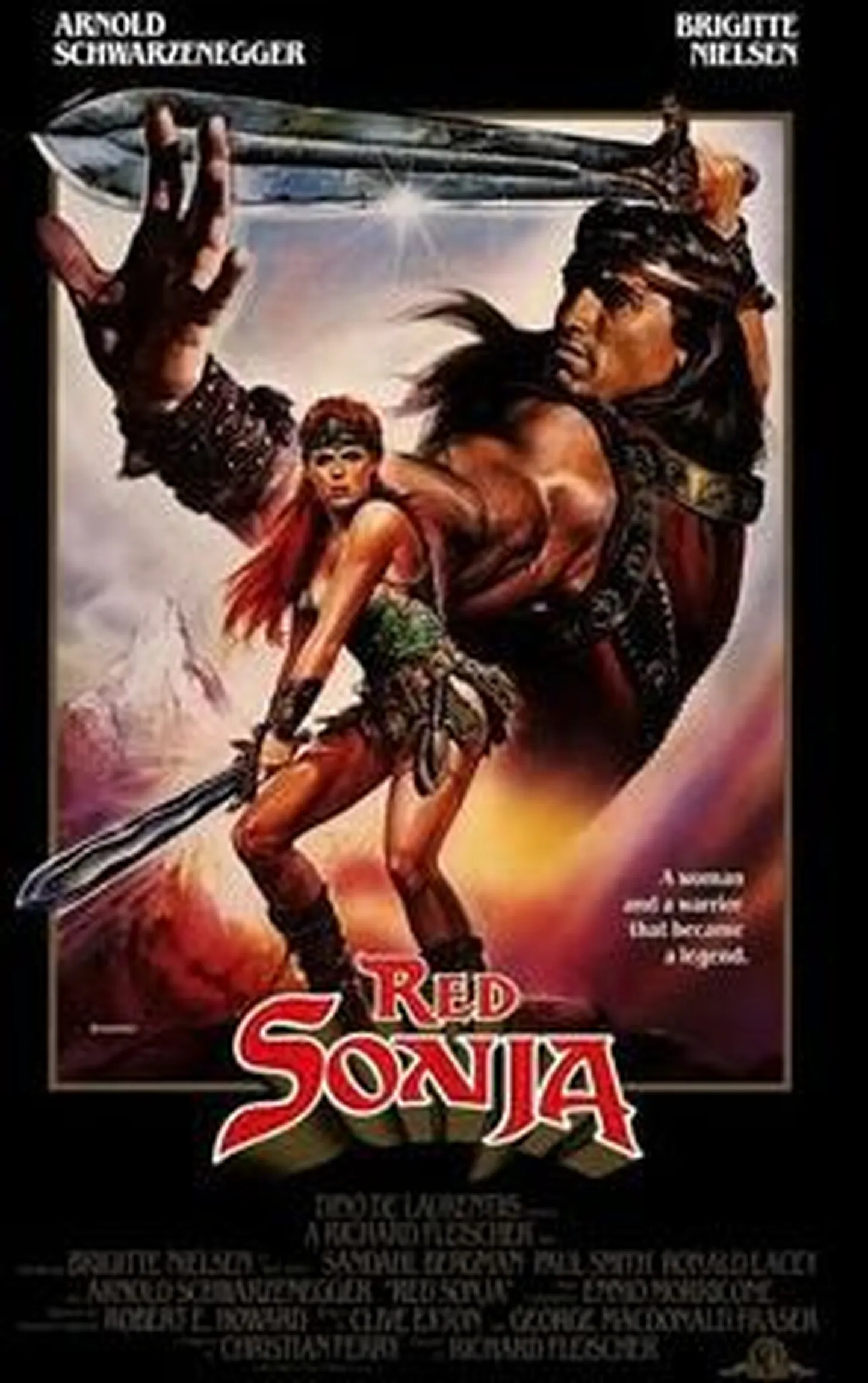 Filmi «Red Sonja» reklaamplakat