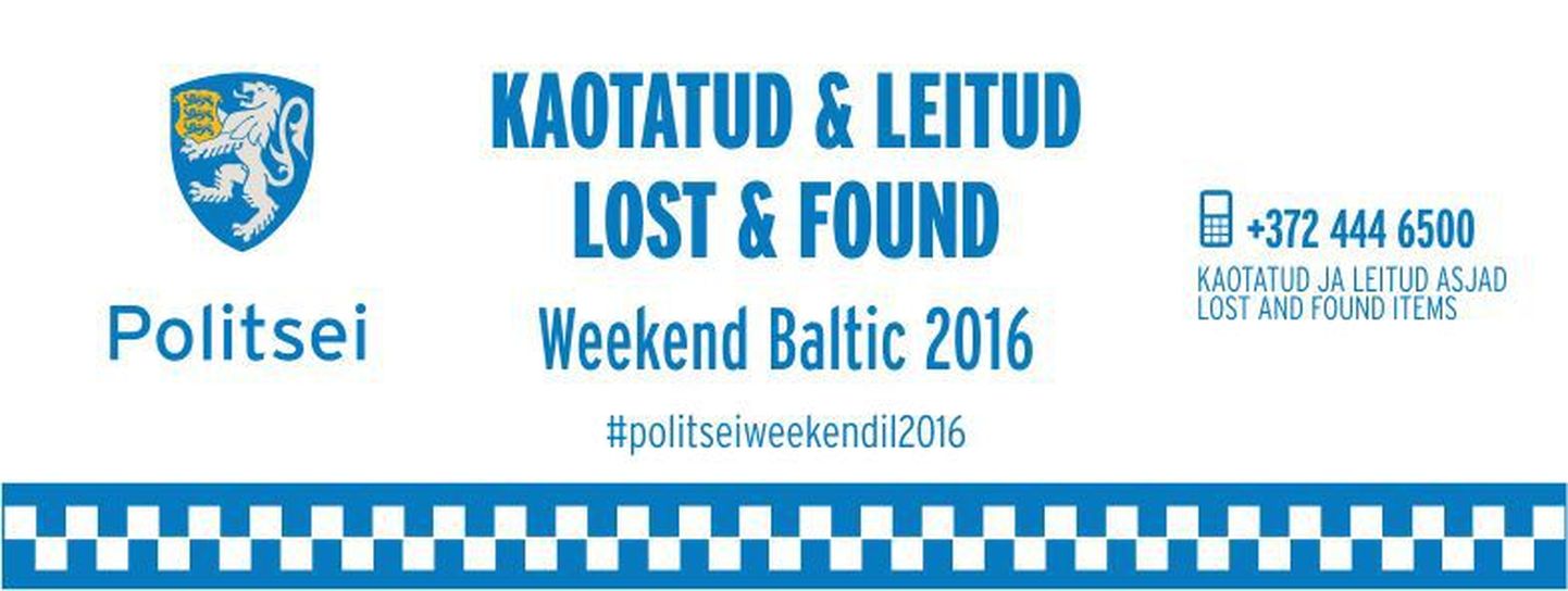 Politsei aitab Weekendil Facebooki kaudu leida ja otsida kadunud asju