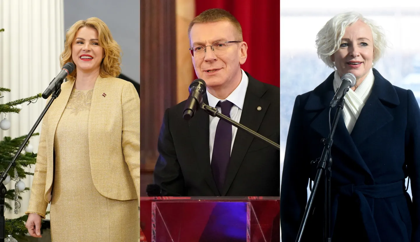 Evika Siliņa, Edgars Rinkēvičs un Daiga Mieriņa