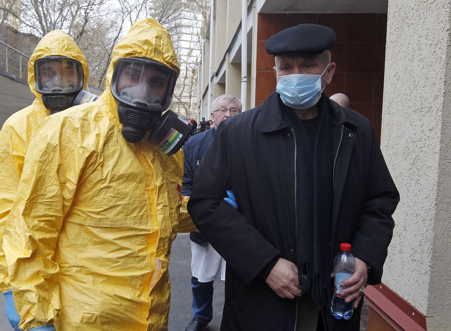 Ukrainas viidi läbi õppus, kuidas käituda koroonaviiruse avastamise korral.