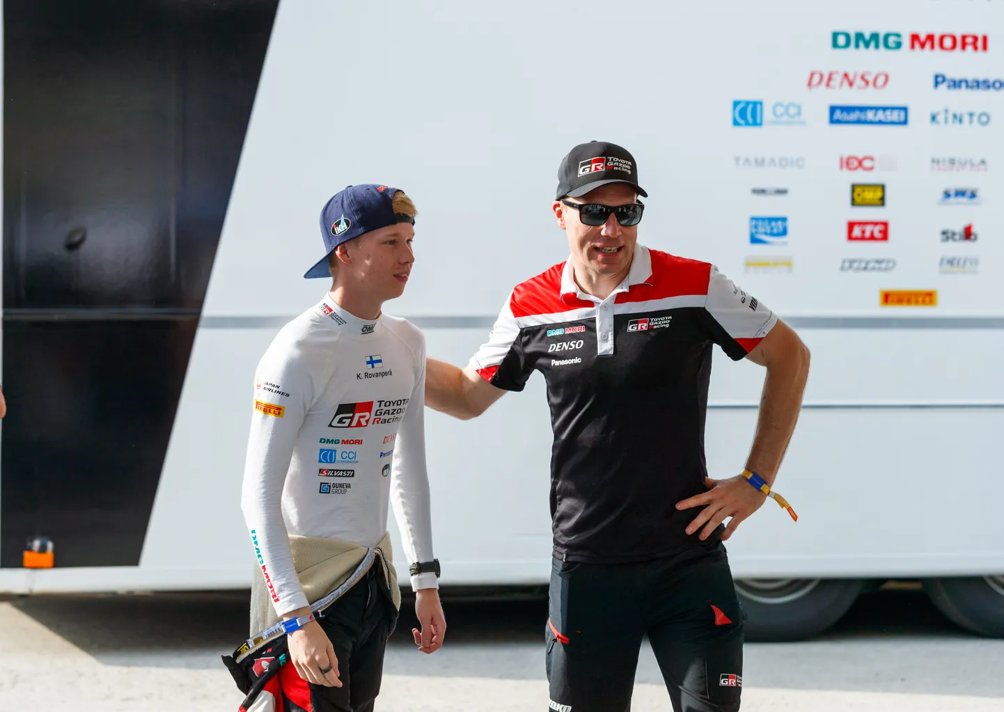 Kalle Rovanperä ja Jari-Matti Latvala.