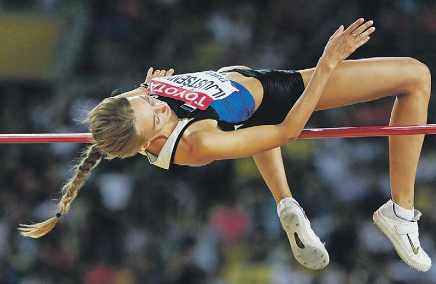 Эстонская прыгунья в высоту Анна Ильющенко.