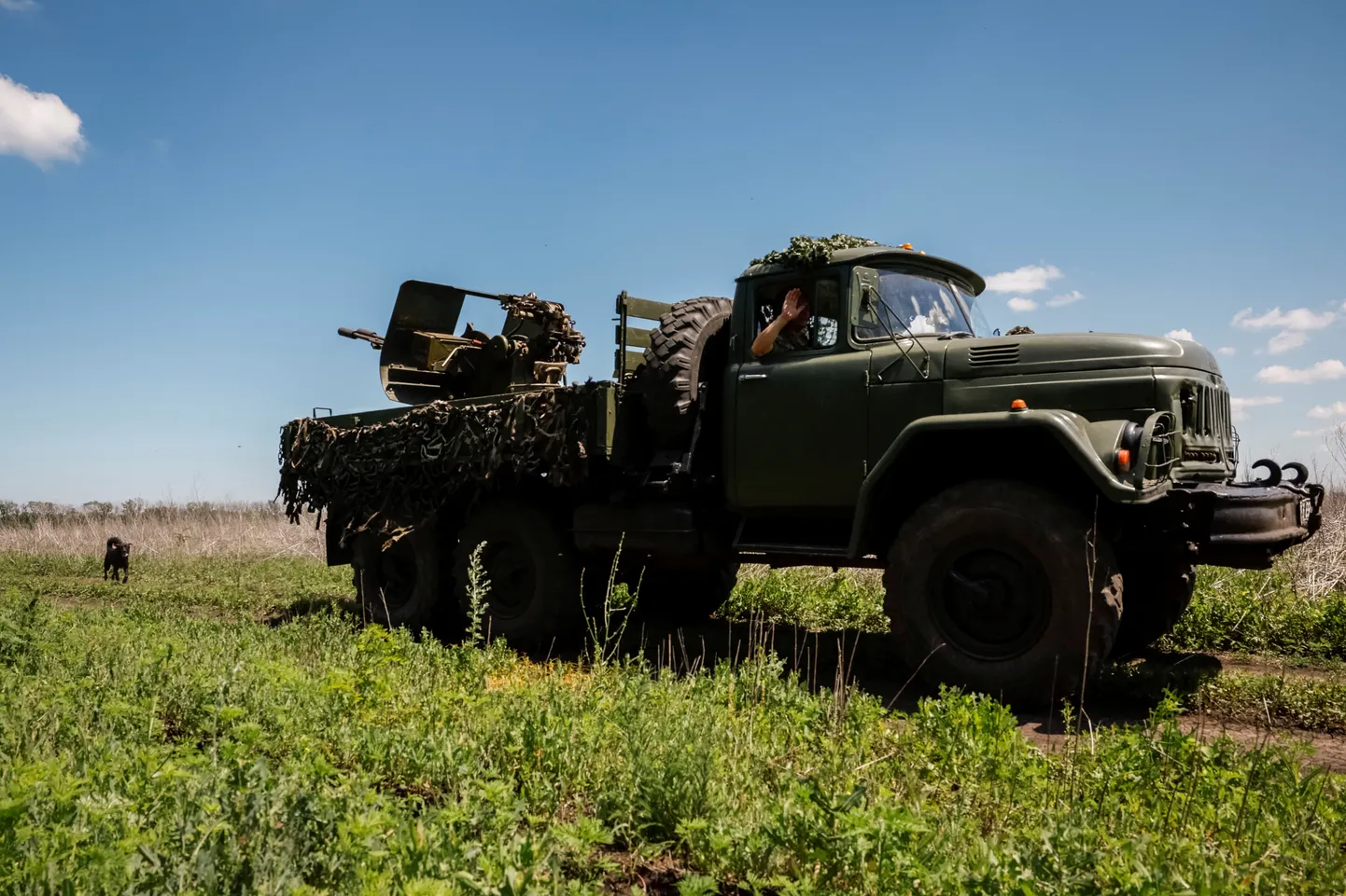 Ukraina õhutõrjeväelaste ZU-23-2 Donetski oblastis.