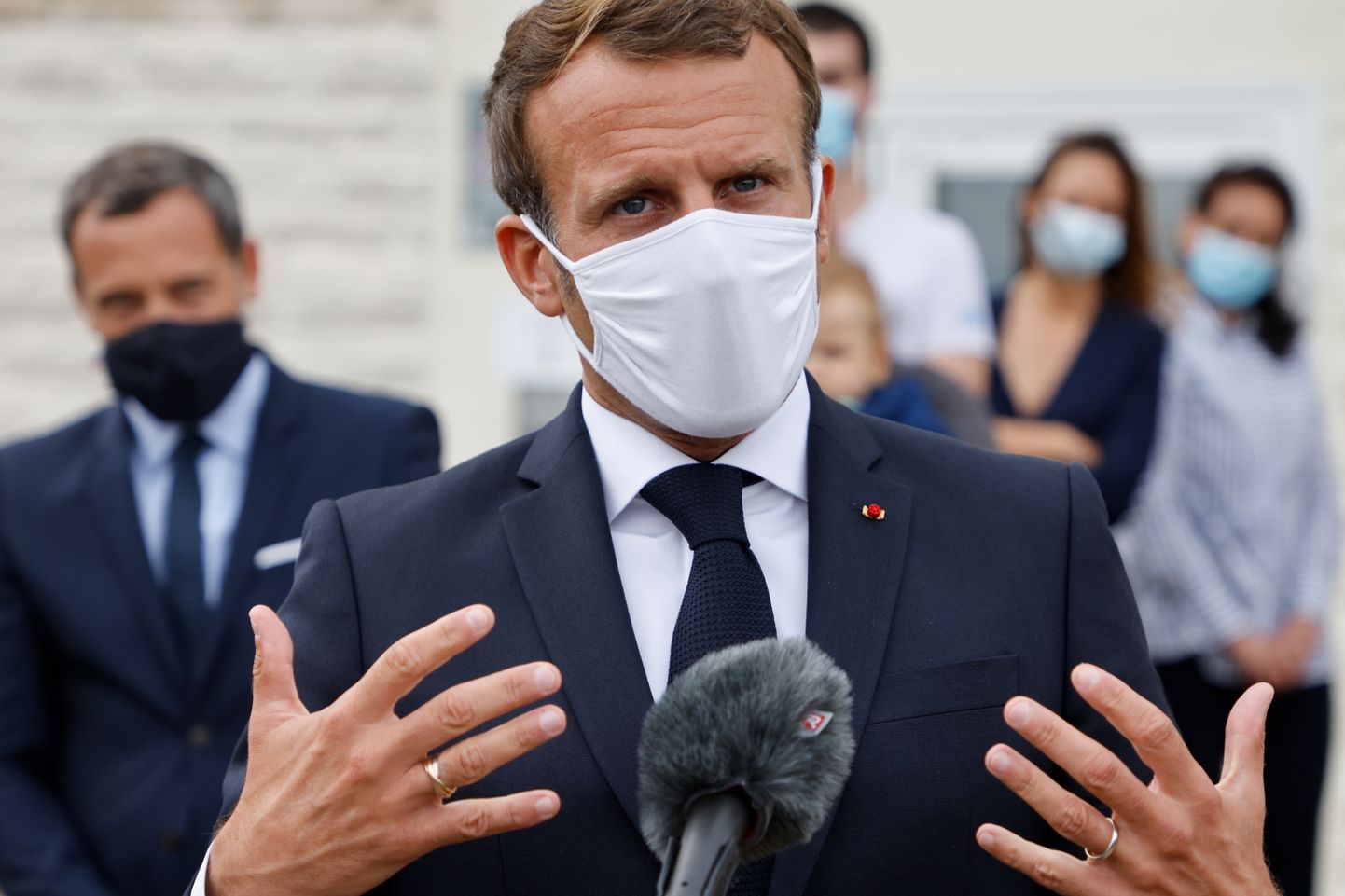 Prantsuse president Emmanuel Macron Pariisis 23. september 2020.