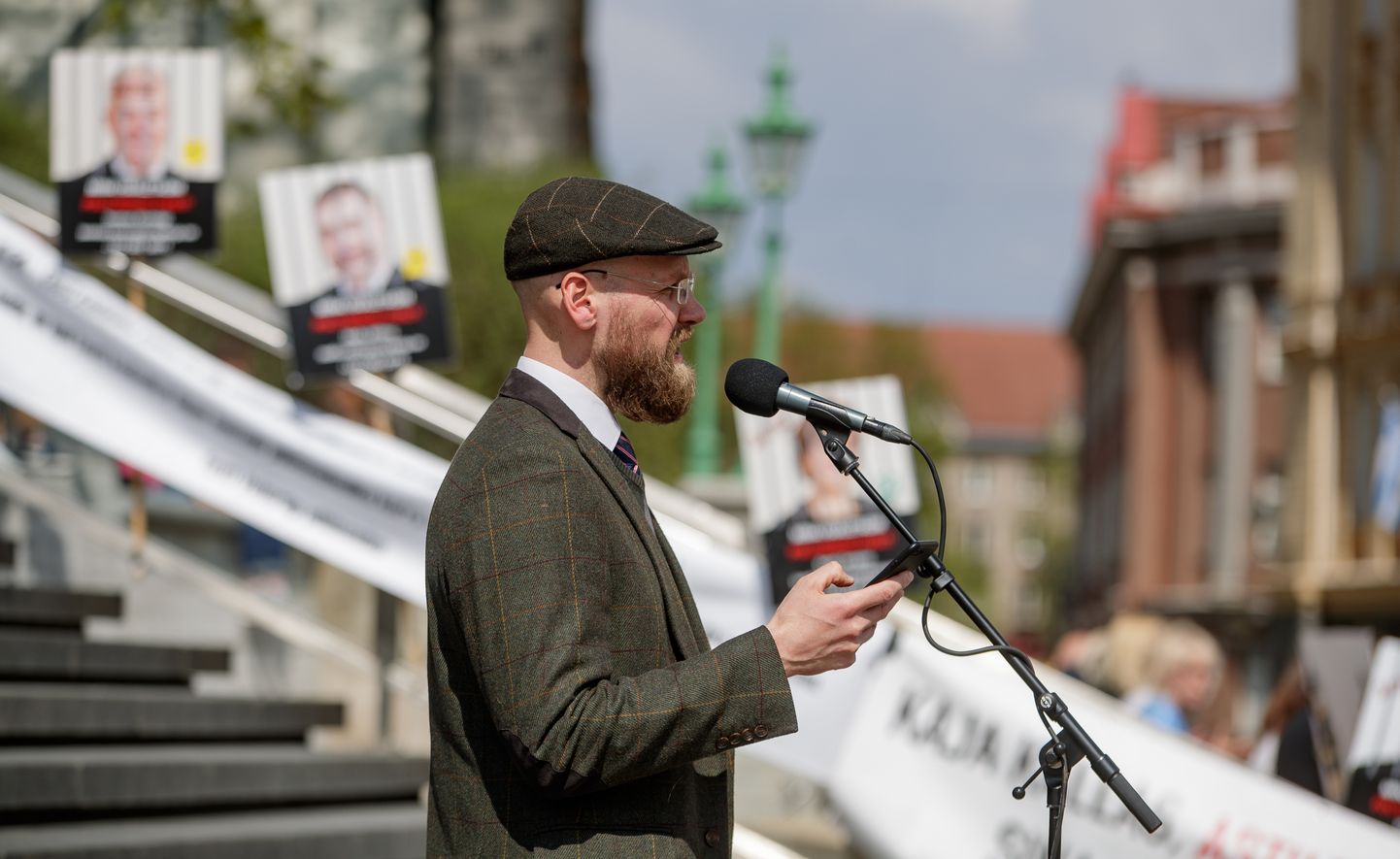 "Eestimaa taas vabaks" meeleavaldus Vabaduse väljakul