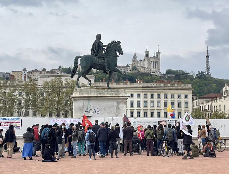 Протесты во Франции - постоянное явление. Лион исключением не стал.