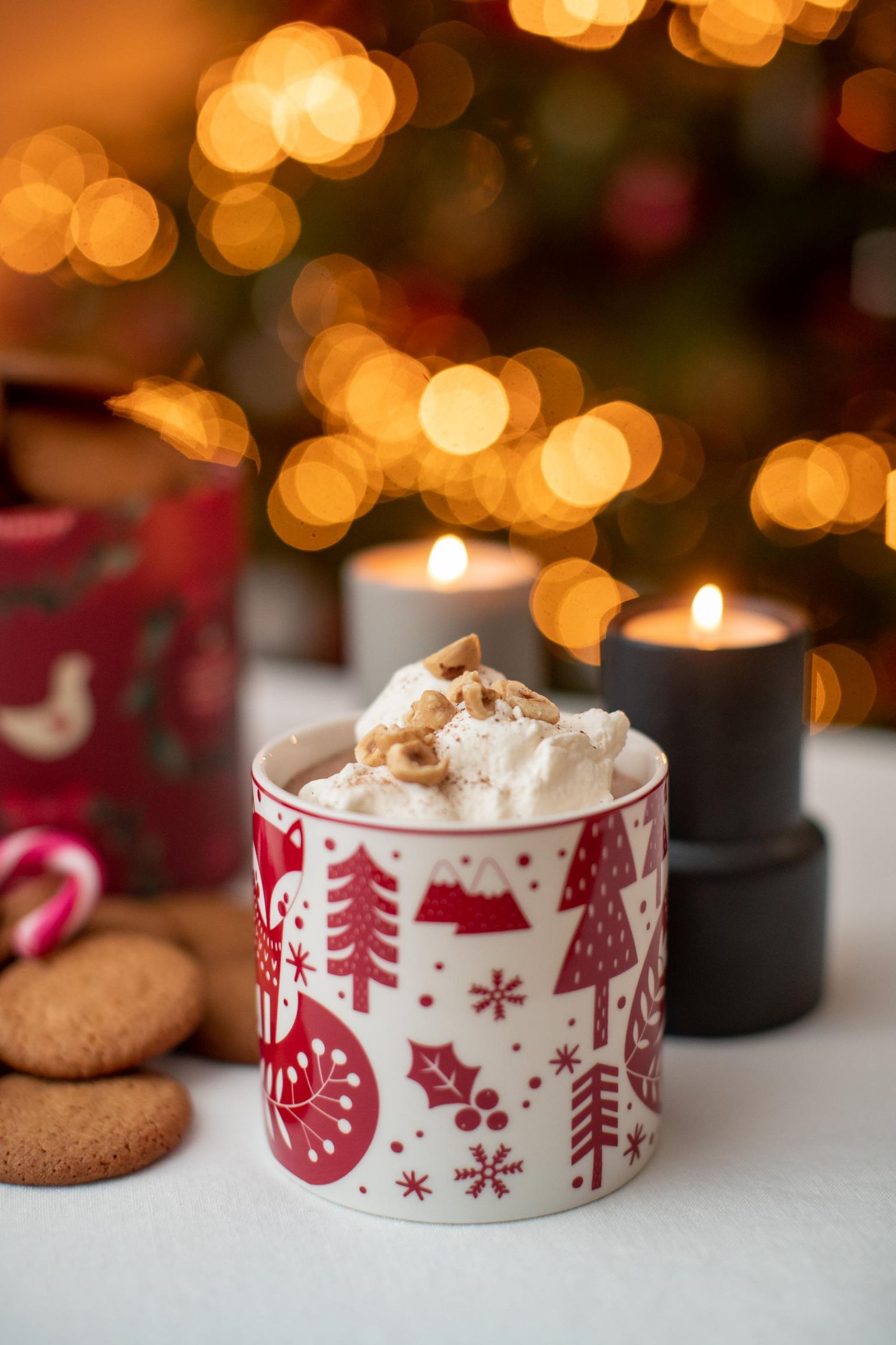 Kuum šokolaad ja krõbedad ingveriküpsised sobivad esimese jõulupüha hilisele hommikusöögile ideaalselt. FOTO: Eero Vabamägi