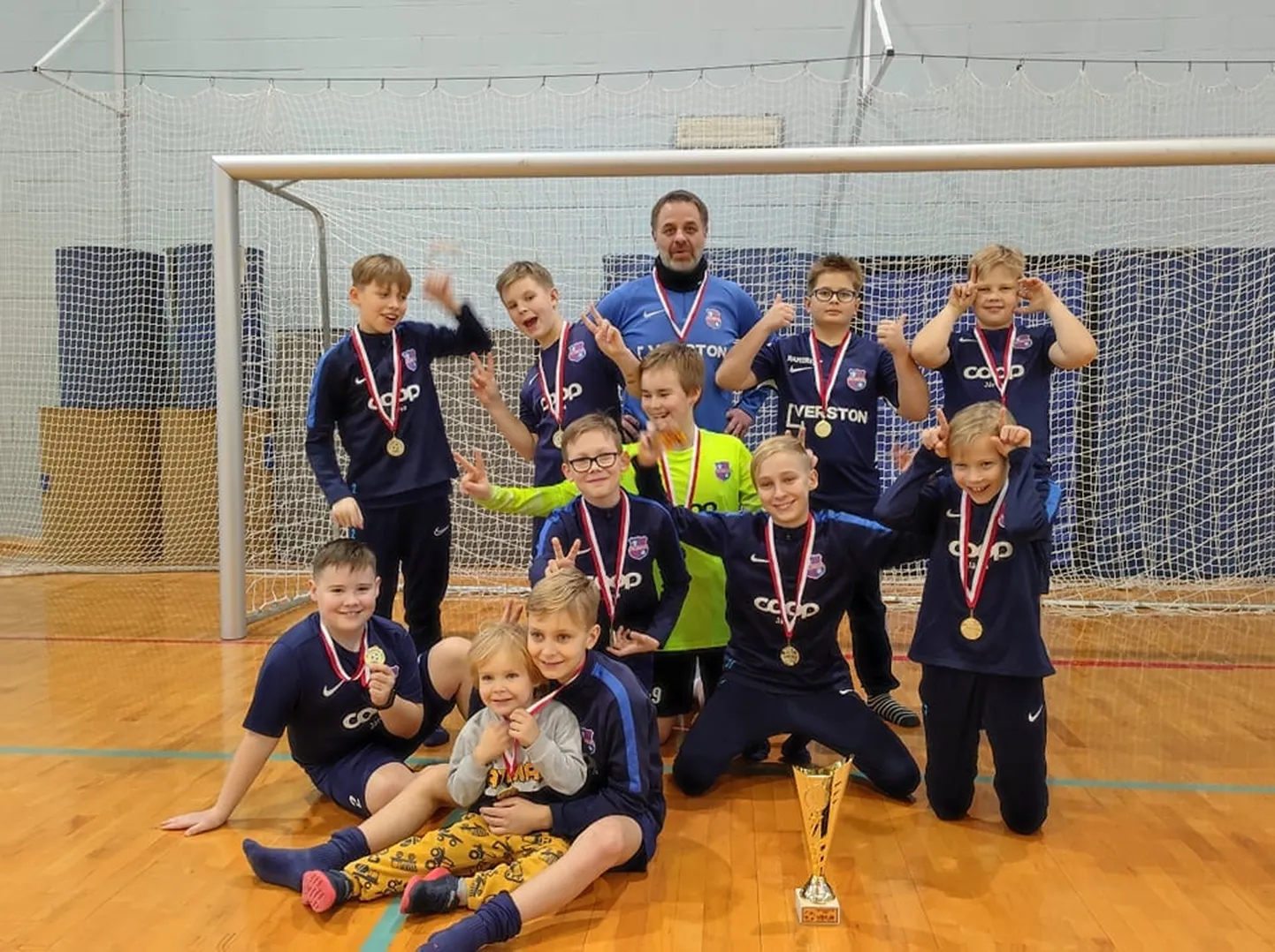 Paide U13 poisid võitsid Põltsamaal kõik vastased ja said tasuks kindla esikoha.