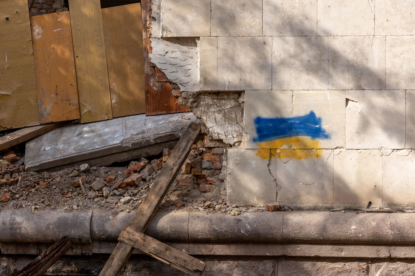 19.10.2023, Herson, Ukraina.

Purustatud Hersoni linn.

Foto: Dmitri Kotjuh / Postimees