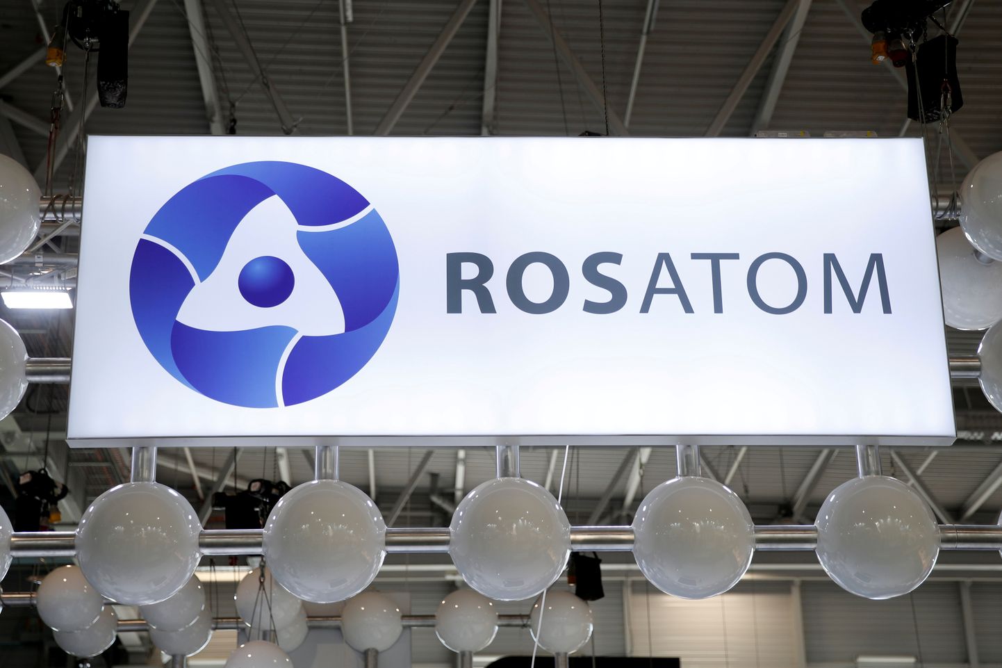 Venemaa riikliku tuumakorporatsiooni Rosatom logo.