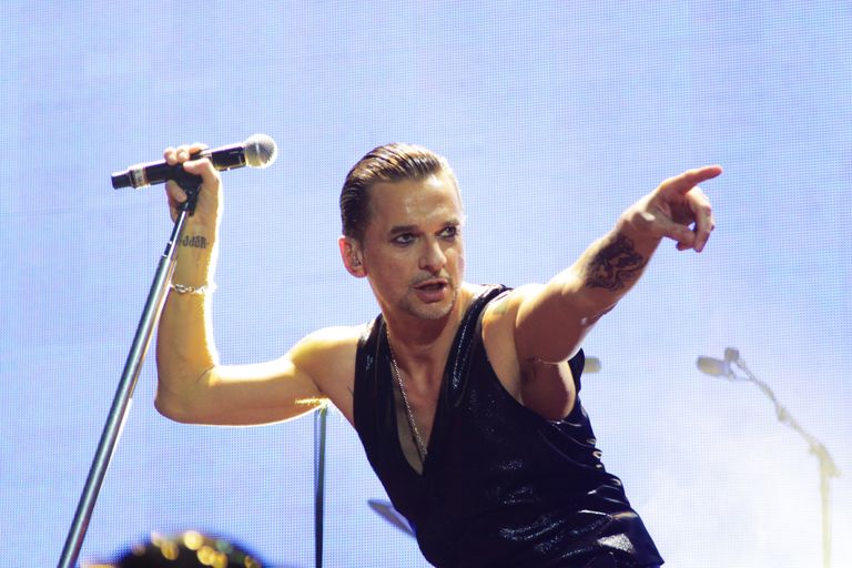 Depeche Mode'i solist Dave Gahan aastaid tagasi laval.