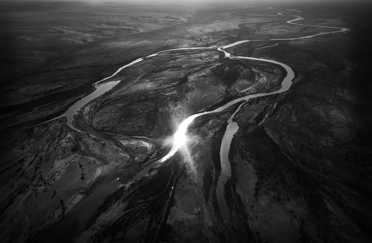 Aerofoto Helmandi jõest.