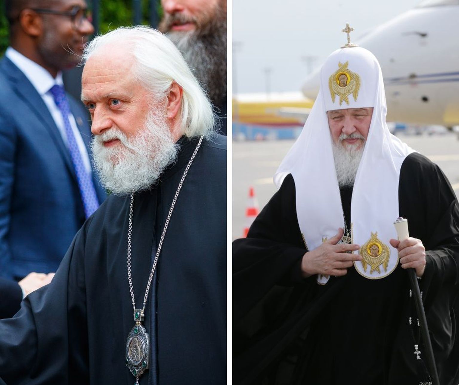 Митрополит Евгений и патриарх Кирилл.