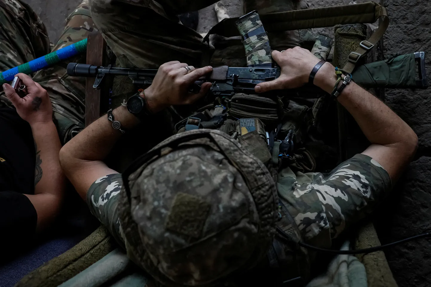 Украинские военные.