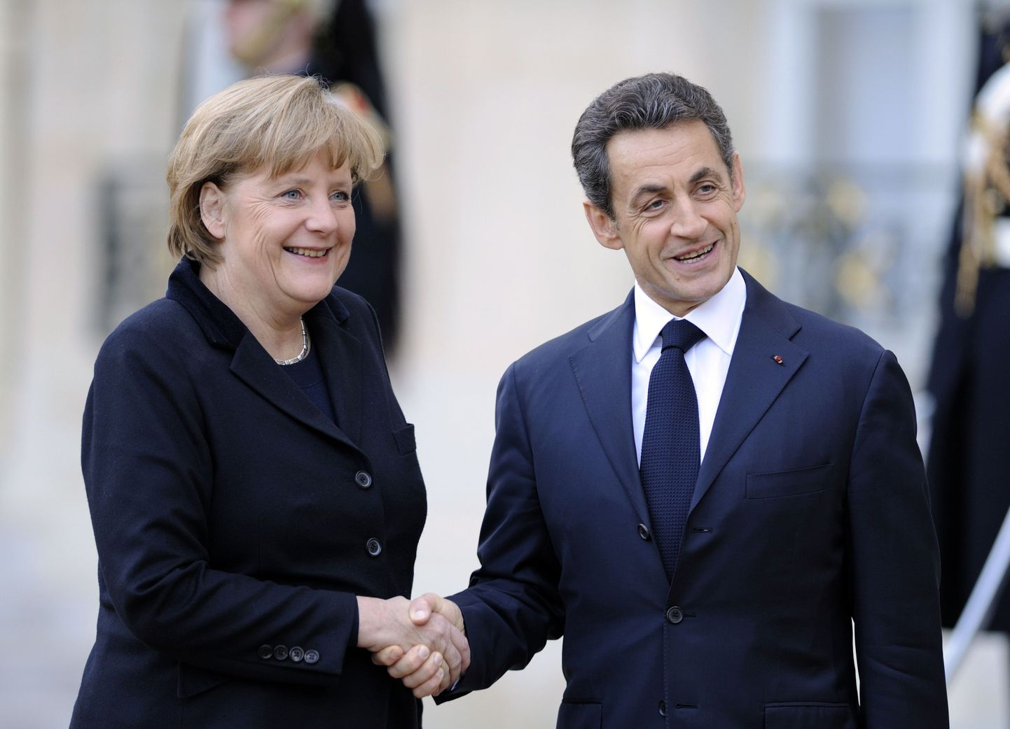 Saksamaa liidukantsler Angela Merkel ja Prantsusmaa president Nicolas Sarkozy.