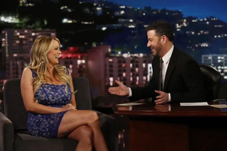 Stormy Daniels Jimmy Kimmeli jutusaates