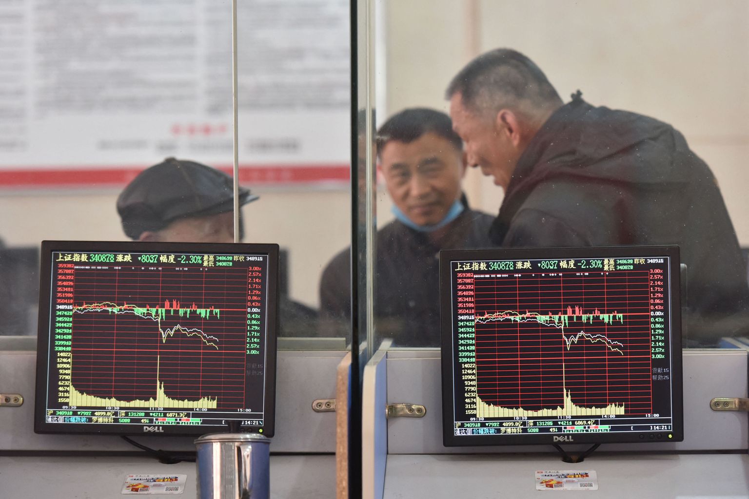 Hiina investorid arutavad turuseisu