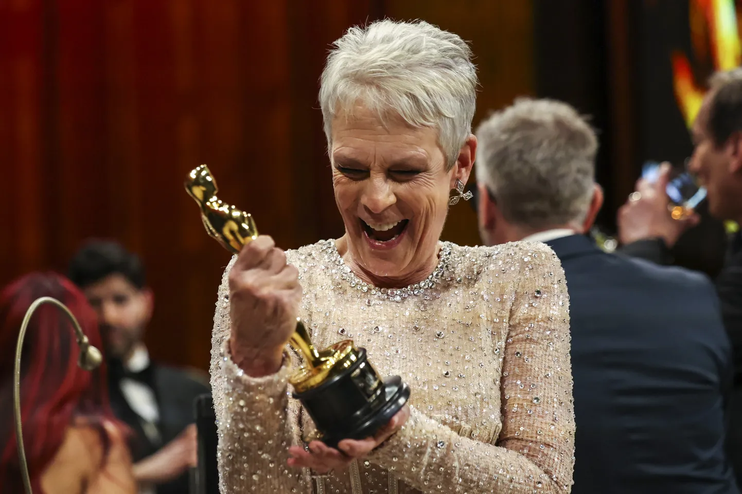 Jamie Lee Curtis, kes võitis tänavu Oscari.