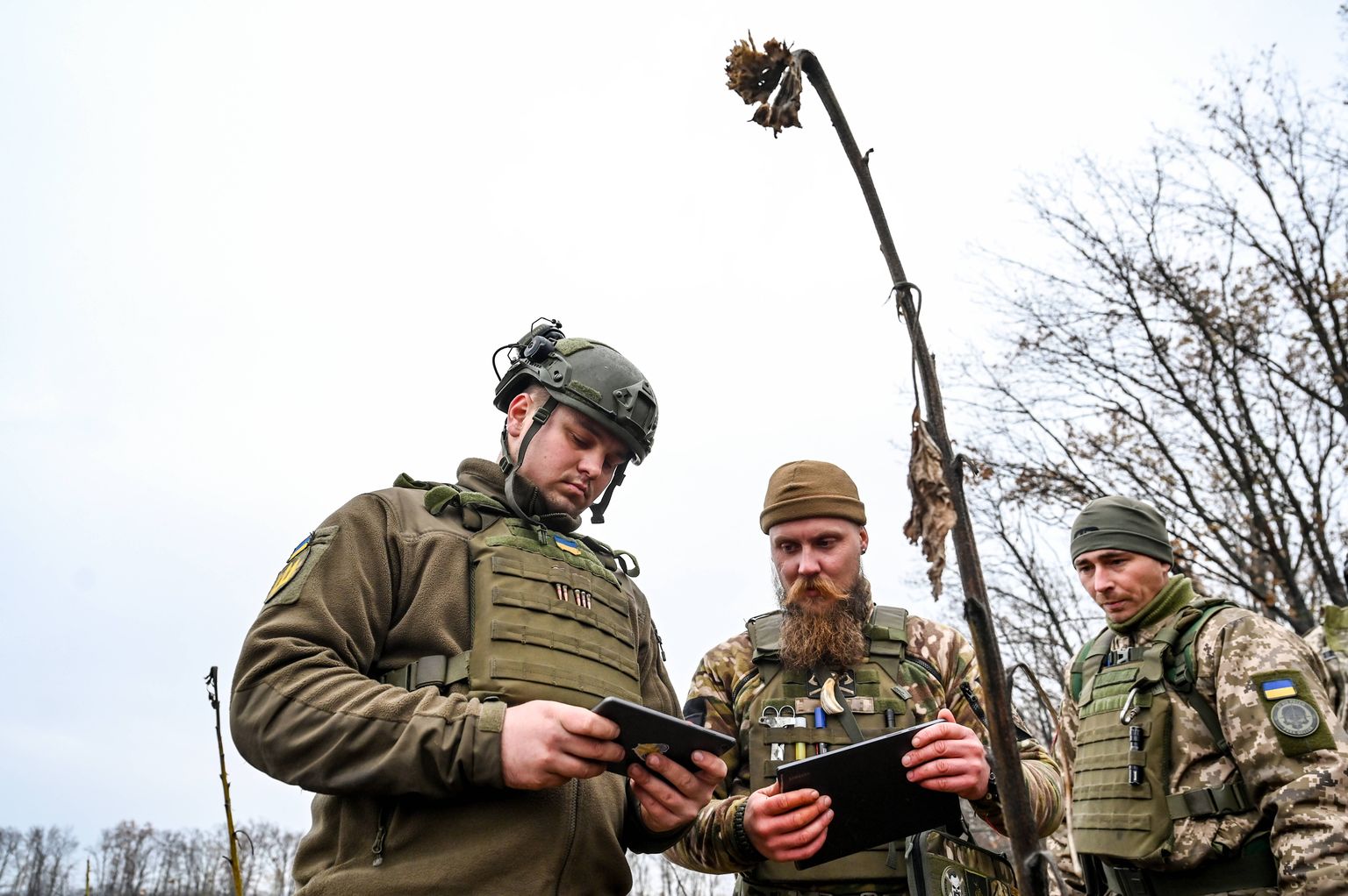 Ukraiņu karavīri Zaporižjas apgabalā.