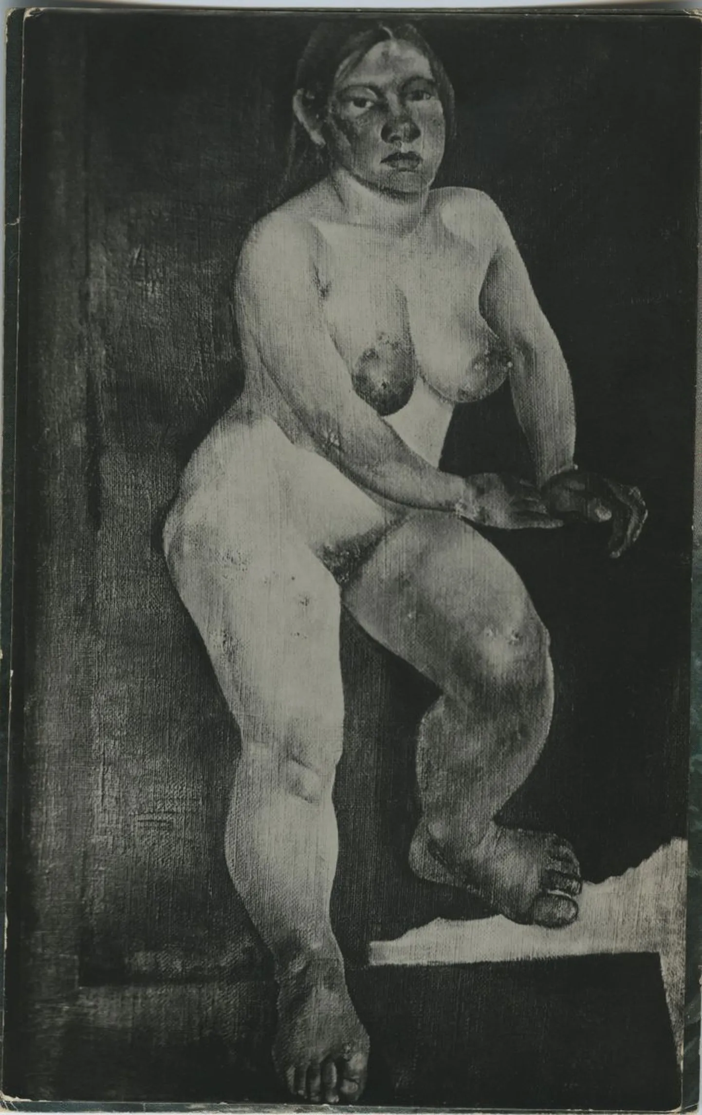 Aleksander Vardi. Akt. Õli