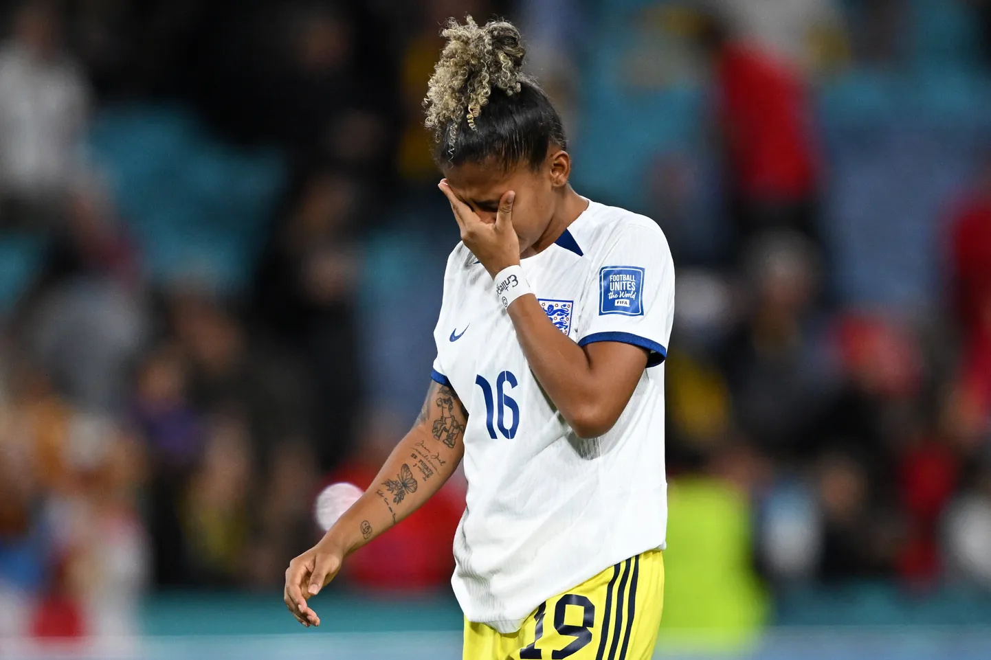 Jorelyn Carabalí pärast Colombia kaotust Inglismaale
