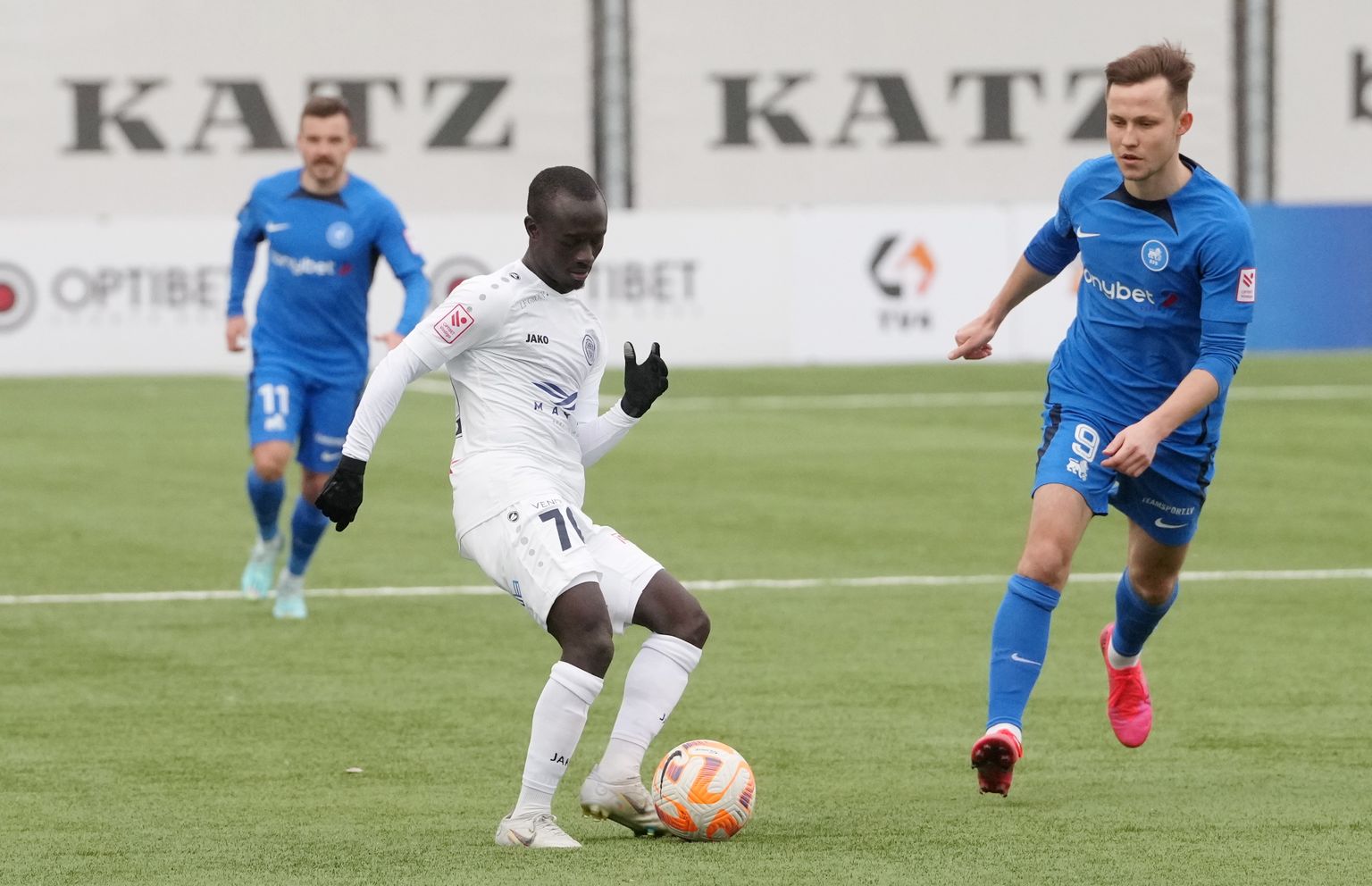 "Optibet" Latvijas futbola virslīgas spēle, kurā tiekas futbola klubs "Rīga" ar RFS "Mežaparks SV" stadionā.