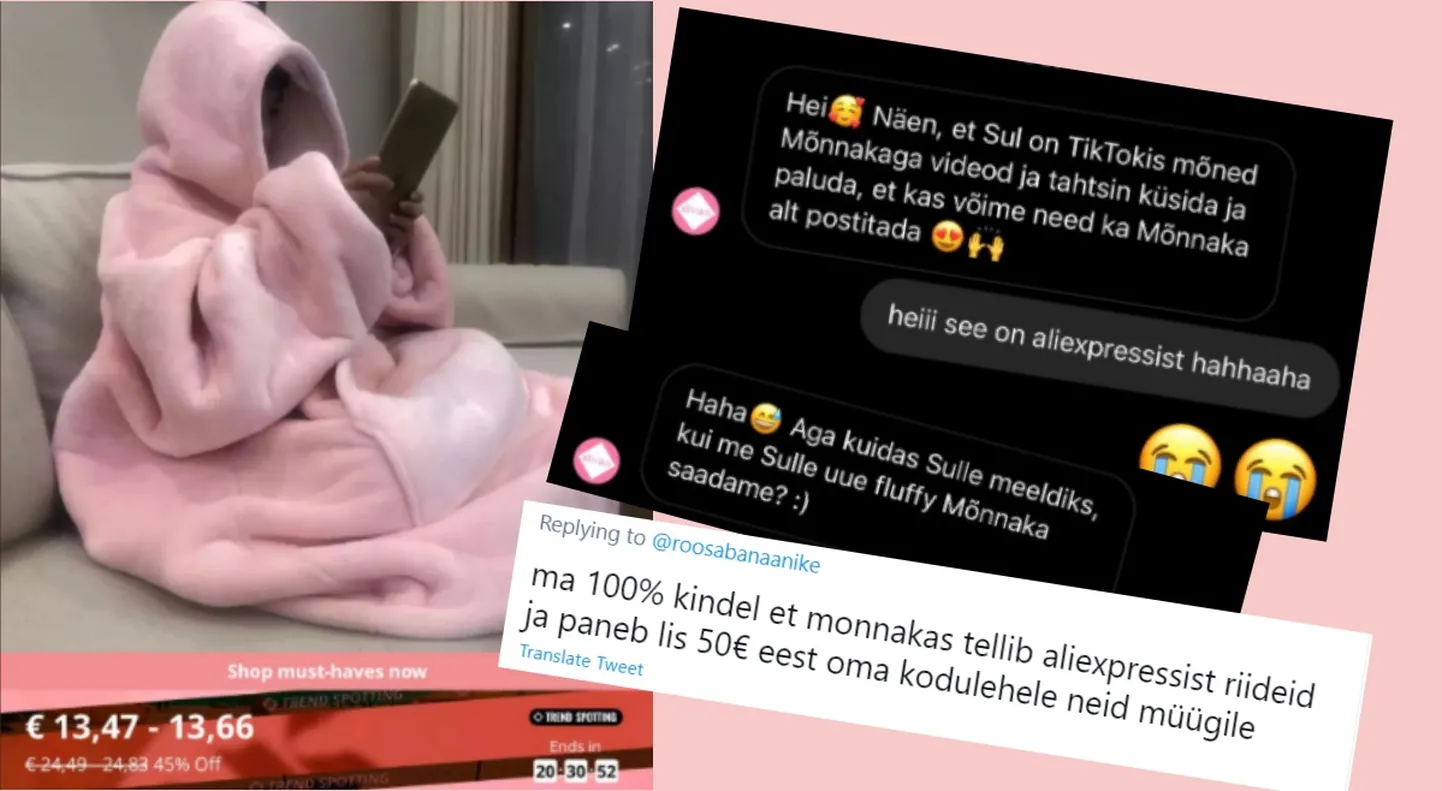 Aliexpressi tekk-pusa. Elu24 kollaaž.