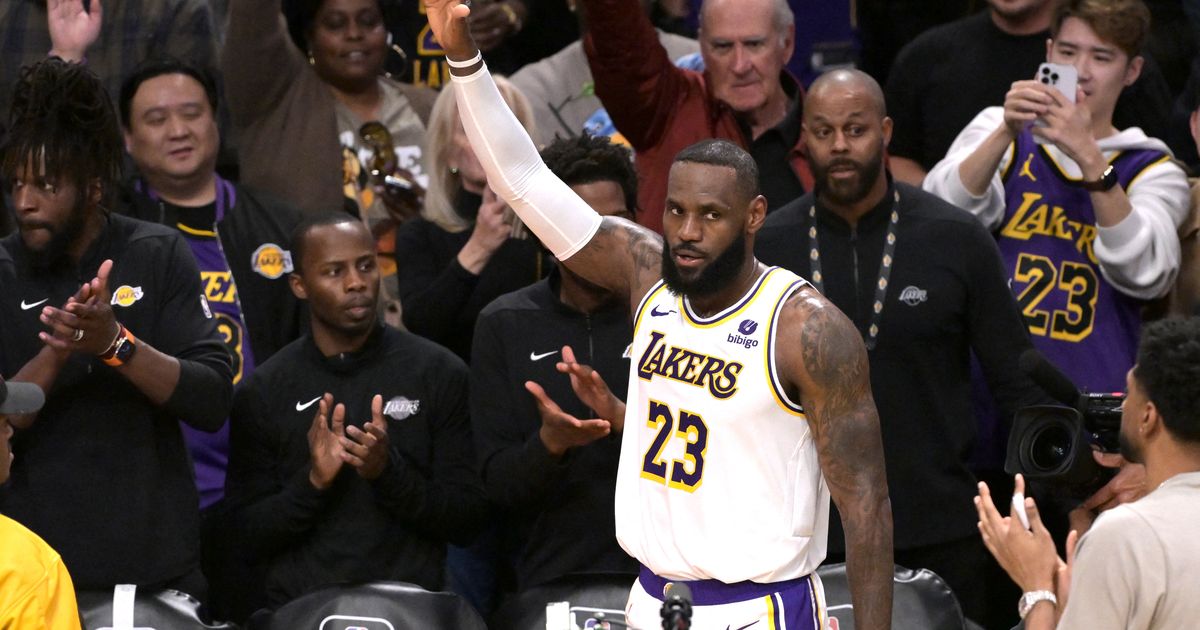 Vaata korvi, millega LeBron Jamesil täitus 40 000 punkti