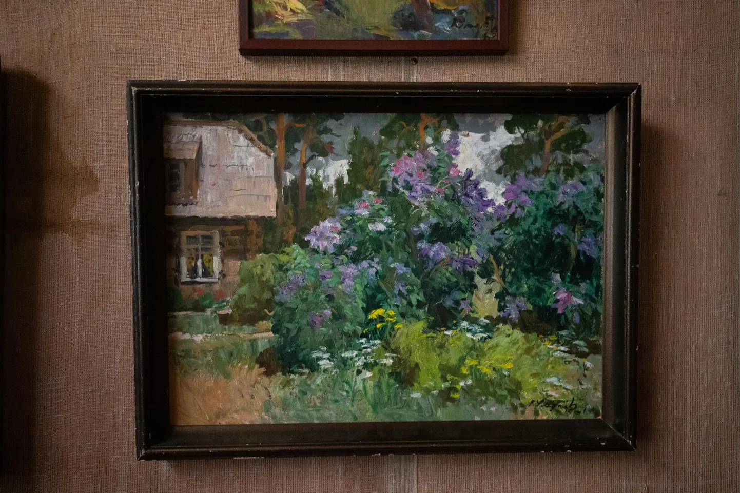Richard Sagritsa maal Kalame talu aiast.
