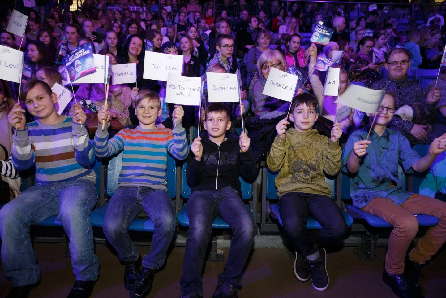 Lapsed said oma lemmikutele Eesti Laulu peaproovis kaasa elada ka eelmisel aastal.