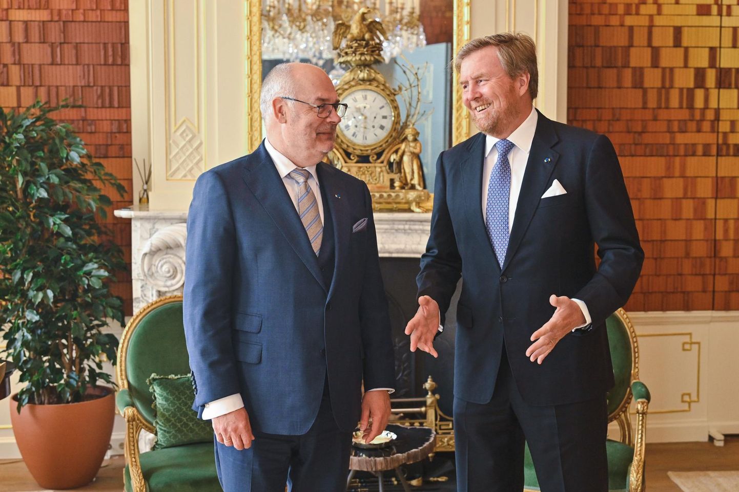 President Alar Karis ja kuningas Willem-Alexander.