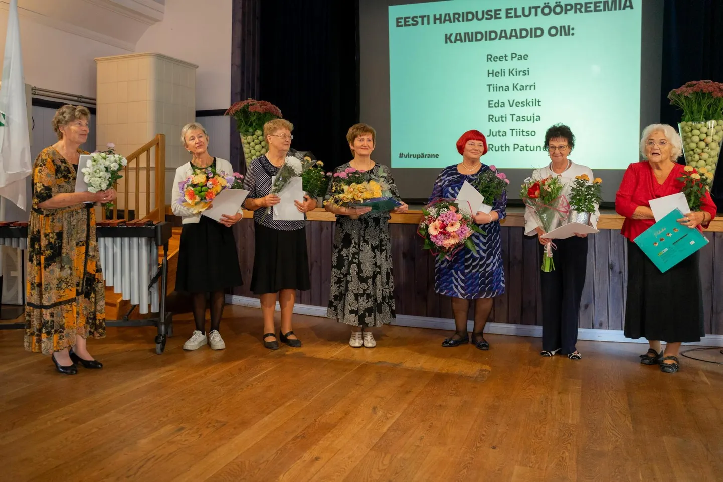Elutööpreemia kandidaadid Lääne-Virumaa koolidest.