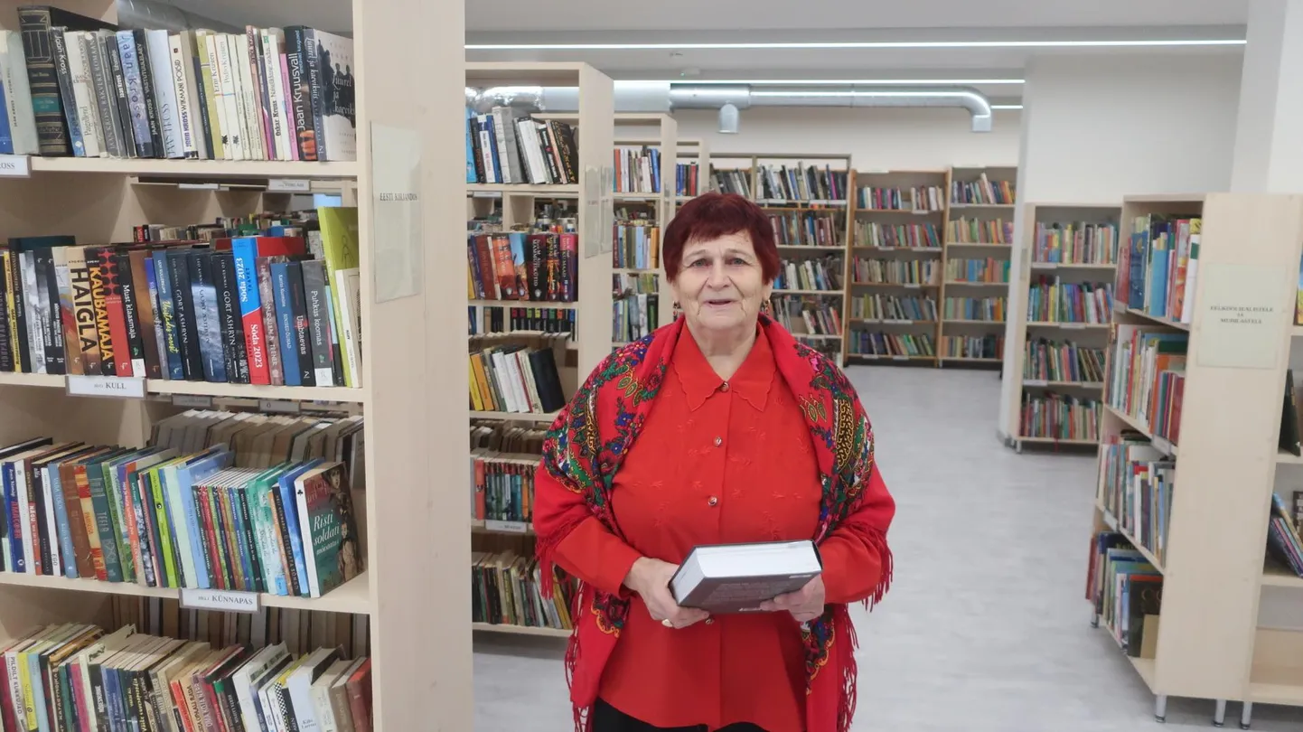 Valgjärve raamatukogu direktor Ilse Aigro