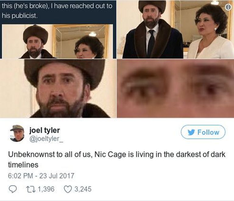 Nicolas Cage Twitteri piltidel / Twitter.com