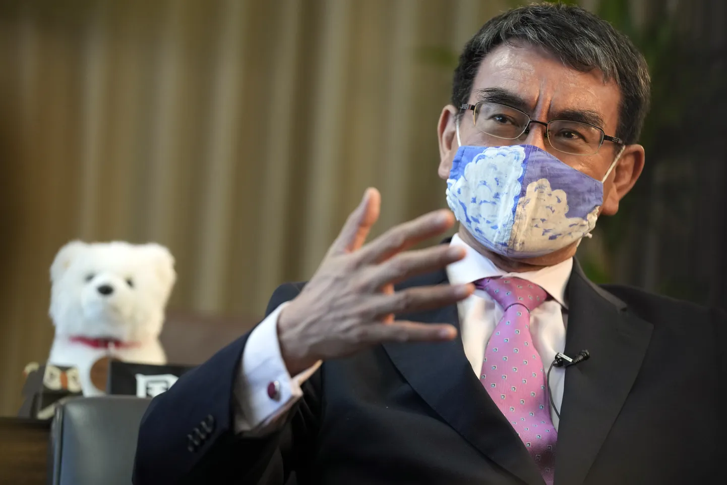 Jaapani vaktsineerimisminister Taro Kono.