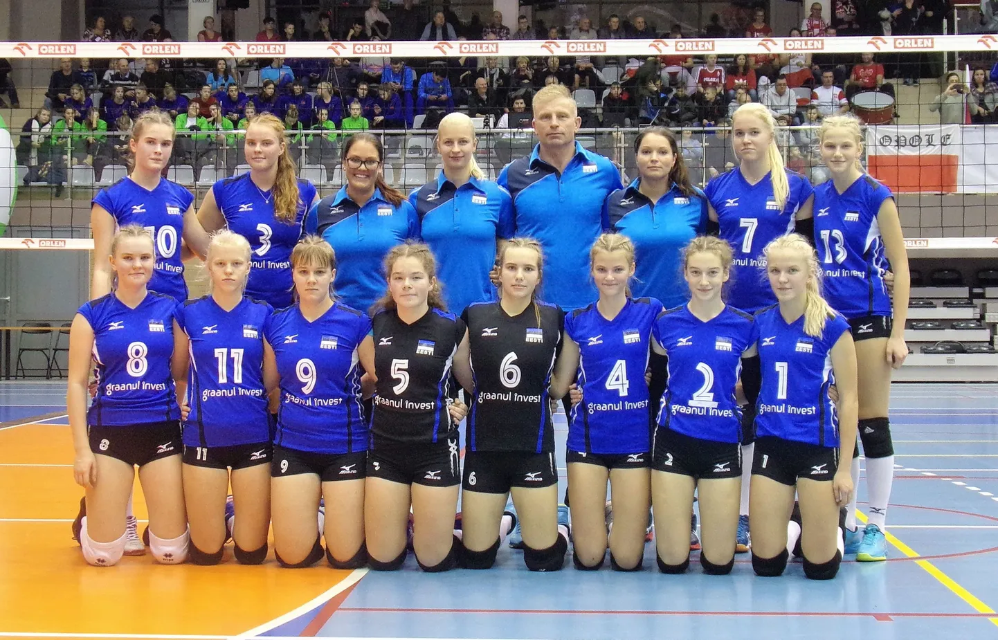 Eesti neidude U19 rahvuskoondis.