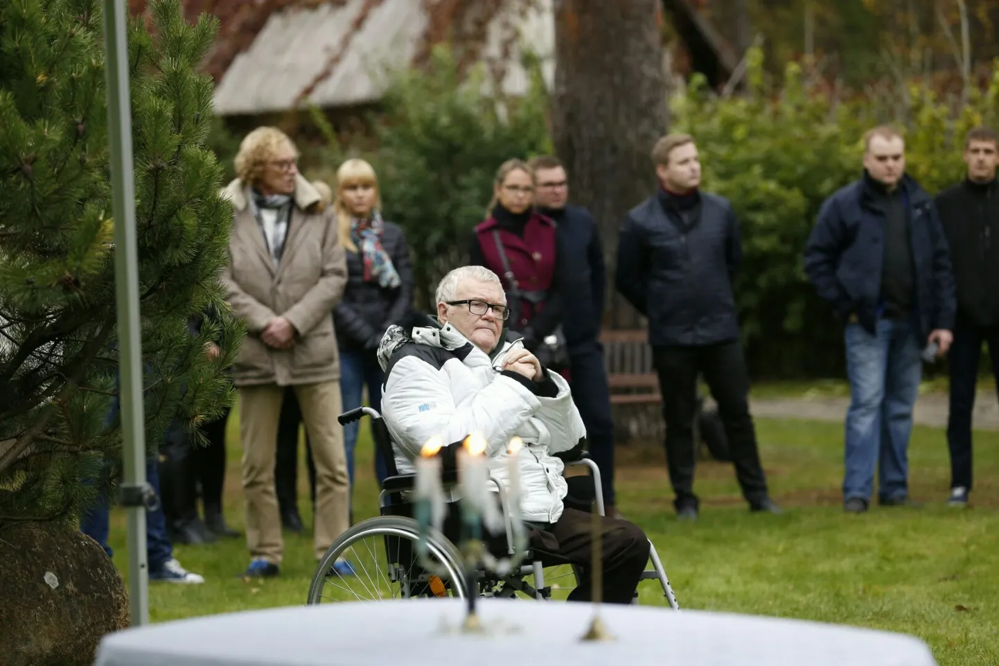 Edgar Savisaar pühapäeval Hundisilma lahtiste uste päeval.