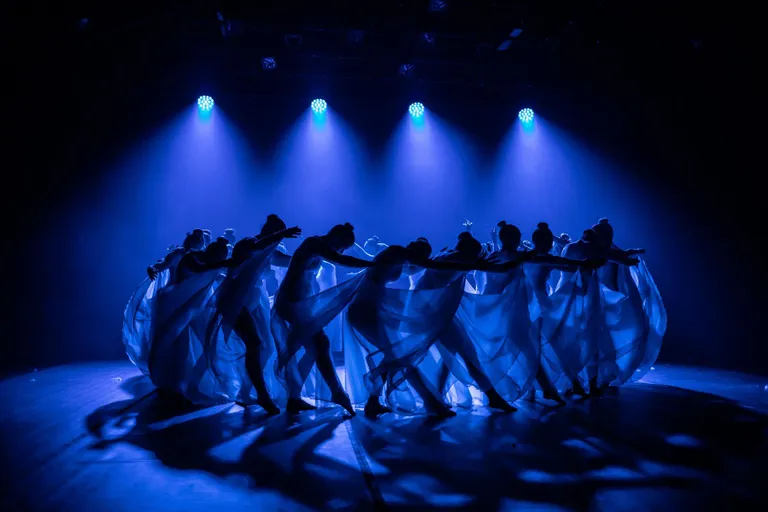 Amici Dancers lummas vaatajaid värvika tantsusõuga.