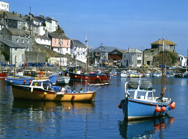 Mevagissey küla Cornwallis. FOTO: Topography/Scanpix