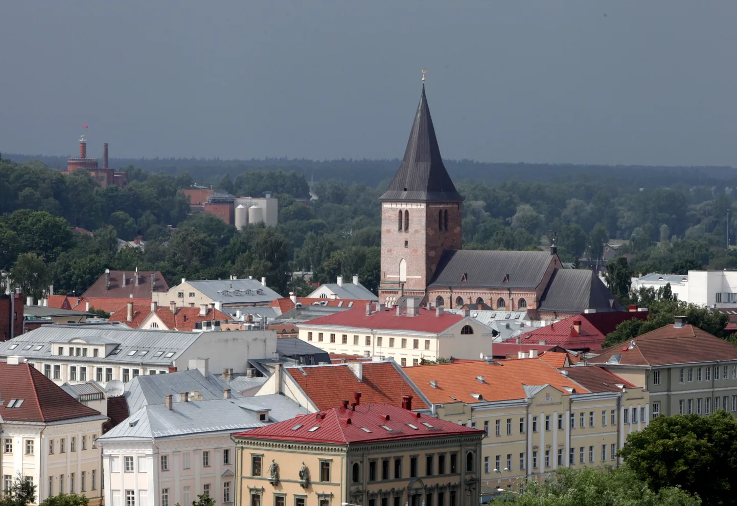 Tartu kesklinn.