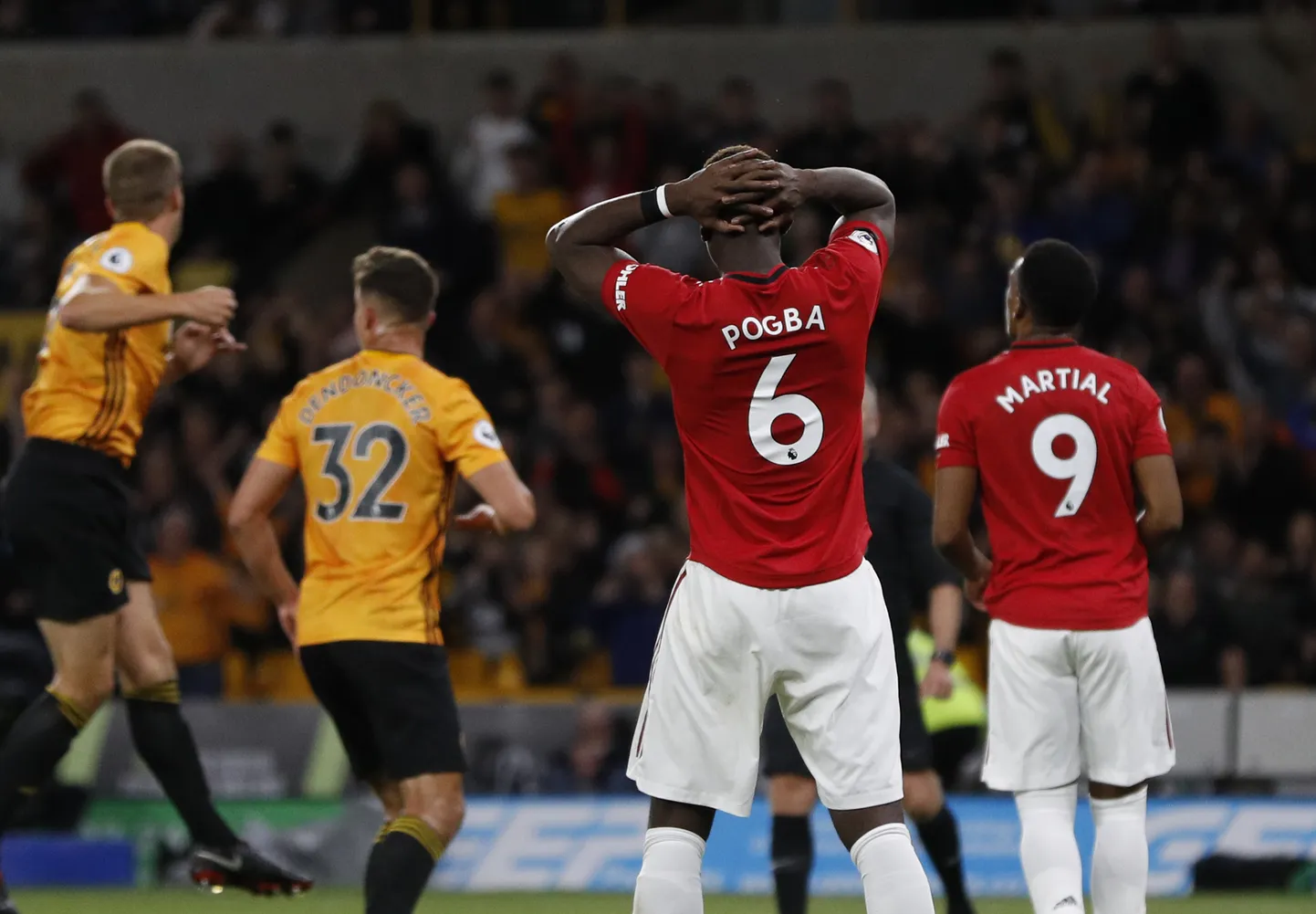 Paul Pogba pärast penaltiga eksimist.