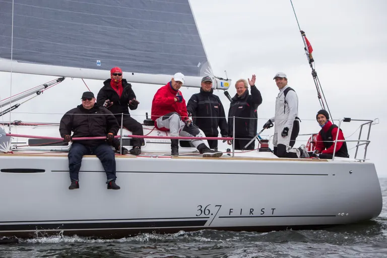 Jaht Merepärl, kapten Alari Akermann, Pärnu Jahtklubi - A. Le Coq 59. Muhu Väina regatt 2016 - foto